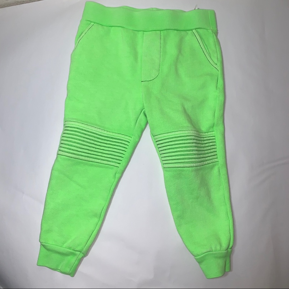 Cotton Citizen Neon Green Sweatpants Jogger 4T